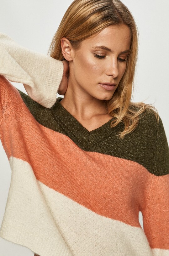 Noisy May - Sweter szpic zielony 27011820