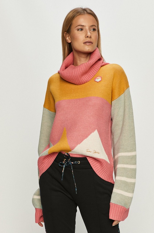 Femi Stories - Pulover C-Ethel groase multicolor ETHEL.MMNT