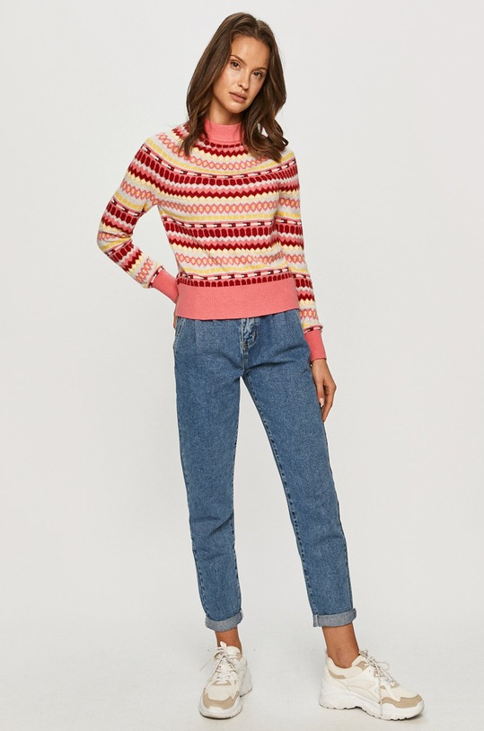 Tommy Jeans - Sweter DW0DW08859 DW0DW08859 różowy AW20