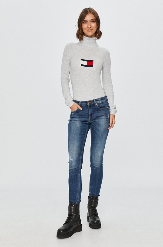 Tommy Jeans - Pulover DW0DW08857 gri AW20