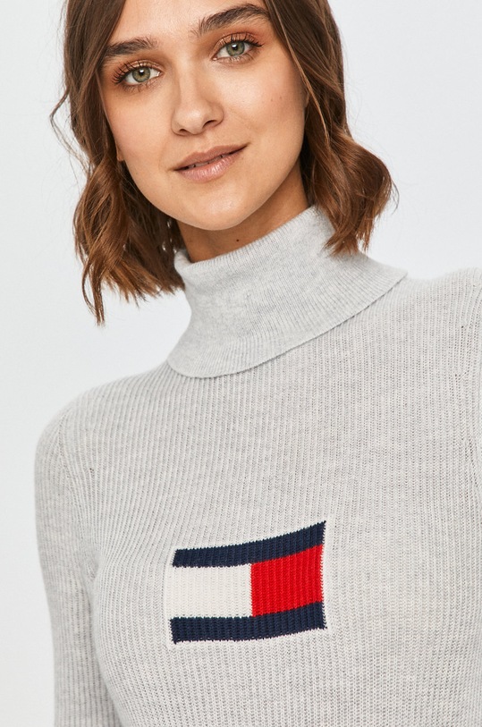 Tommy Jeans - Pulover gri DW0DW08857