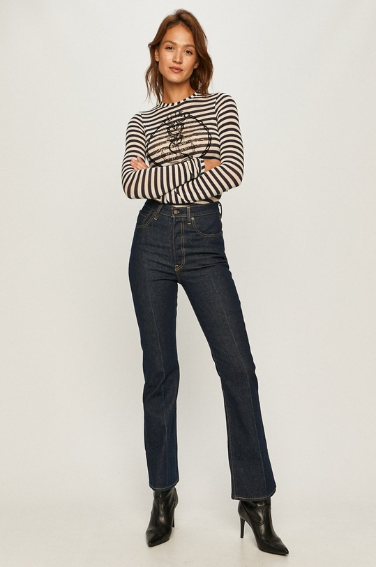 Pinko - Tričko s dlhým rukávom 1G15DX.8166 biela AW20