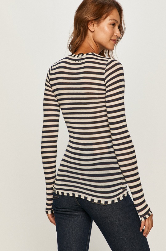 Oblečenie Pinko - Tričko s dlhým rukávom 1G15DX.8166 biela