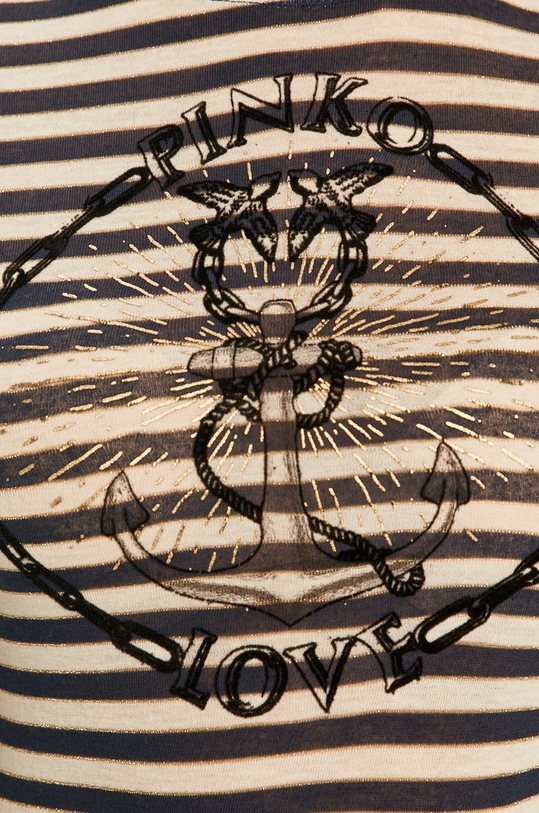 Pinko - Tričko s dlhým rukávom 1G15DX.8166 biela