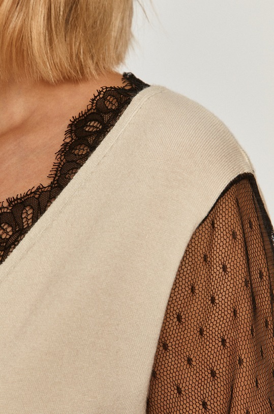 Twinset - Sweter 202TP3381.S12687 beżowy