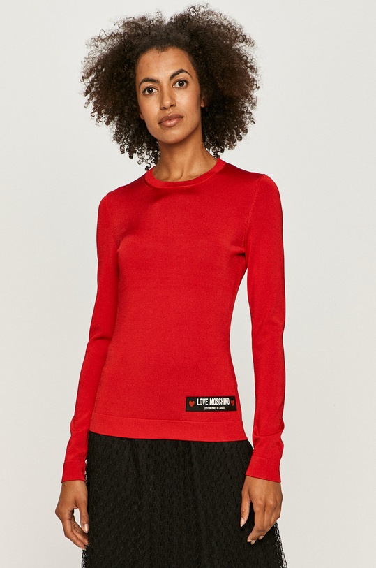 Love Moschino - Svetr červená W.S.20G.90.X.A091