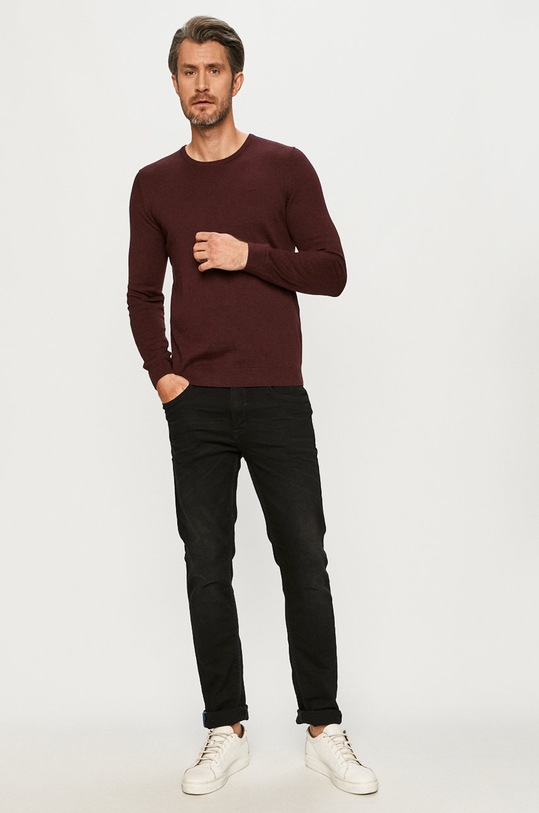 s. Oliver - Pulover 2040664 burgundia AA00