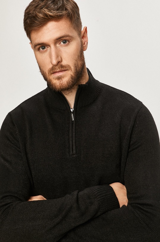 Brave Soul - Pulover negru MK.230KESTERJET