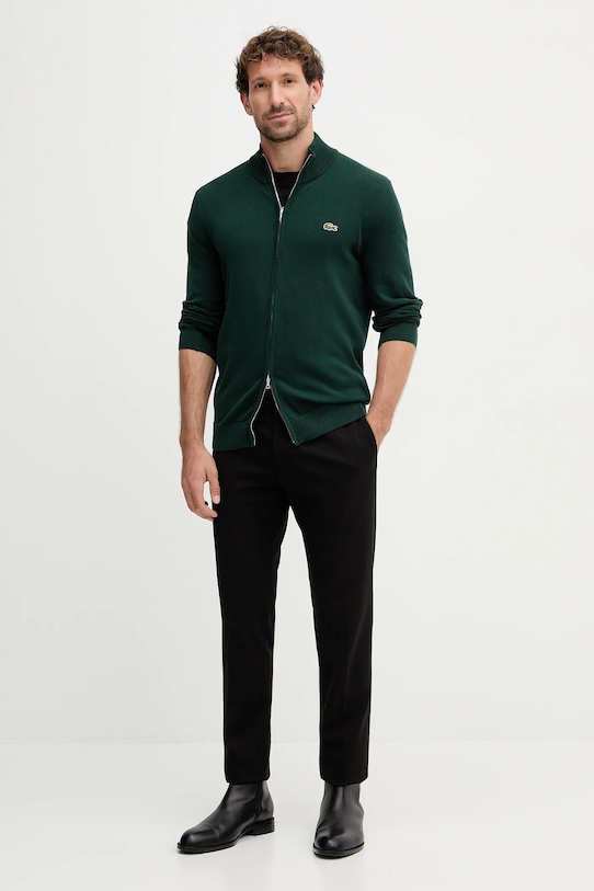 Lacoste kardigán AH1957 zelená AW25