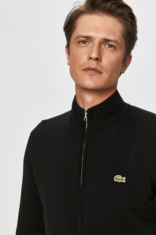 Lacoste - Cardigan negru AH1957