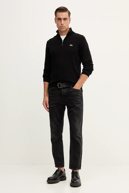 Πουλόβερ Lacoste AH1980 μαύρο AW24