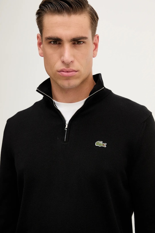 Πουλόβερ Lacoste μαύρο AH1980
