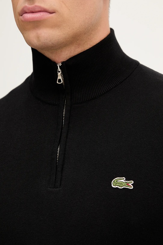 Πουλόβερ Lacoste AH1980 μαύρο
