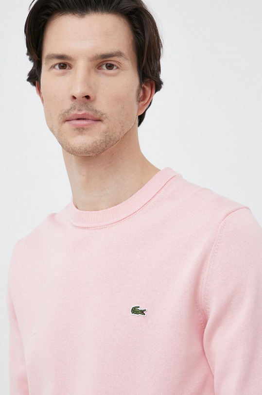 Lacoste sweter różowy AH2193