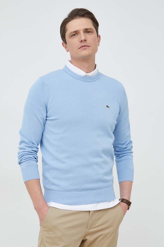 Lacoste pulover subtiri albastru AH2193