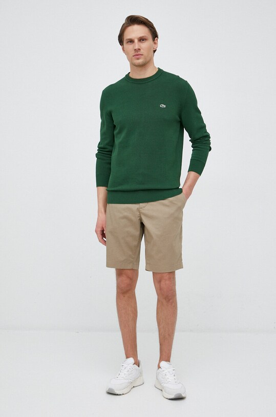 Lacoste sweter AH2193 zielony SS23