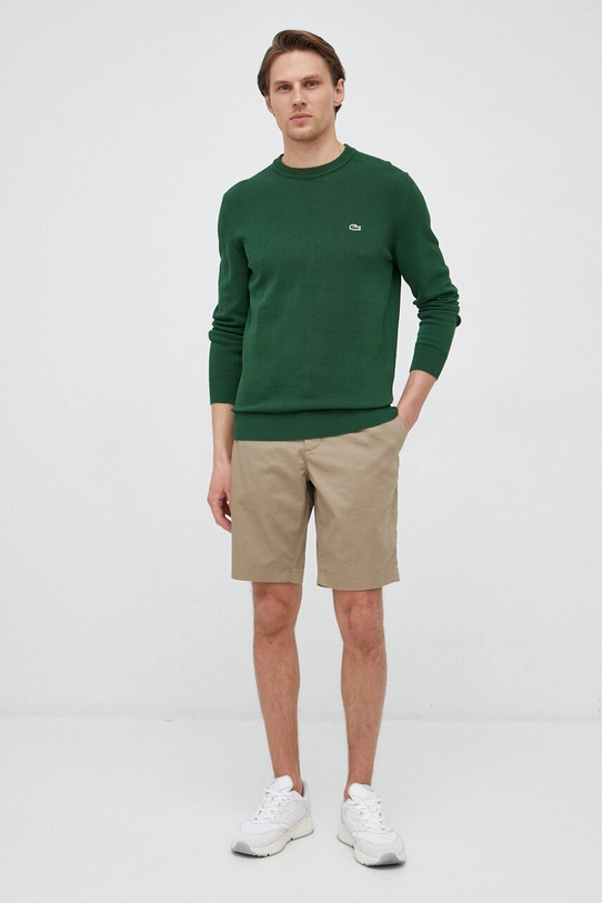 Lacoste sweter AH2193 zielony SS23