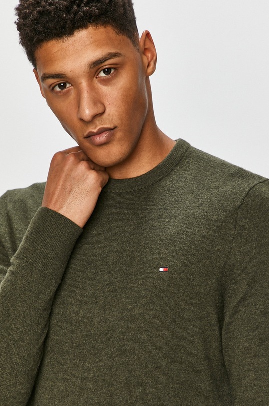 Tommy Hilfiger - Sweter MW0MW15769 zielony MW0MW15769