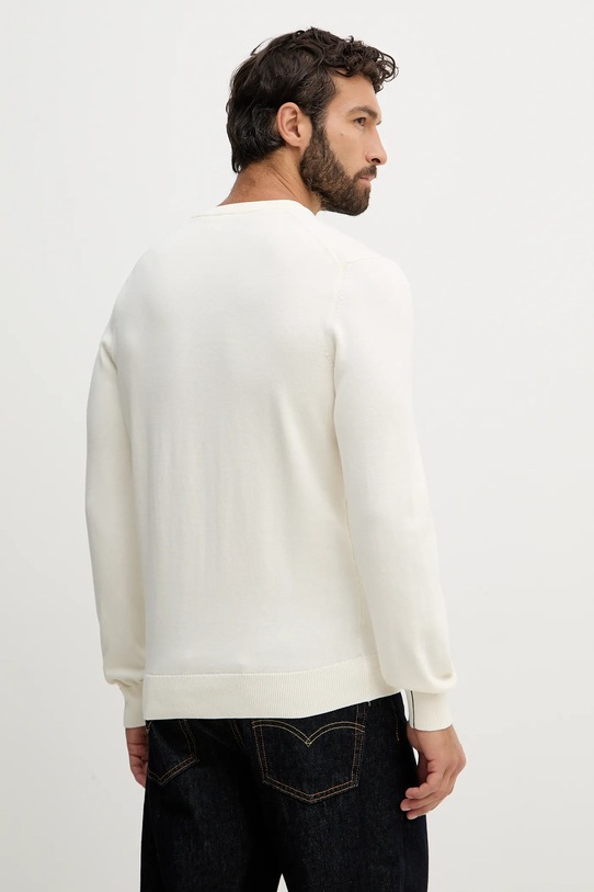 Odzież Lacoste sweter bawełniany AH1985 beżowy