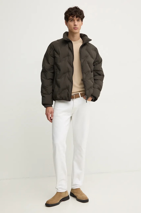 Lacoste pulover de bumbac AH1985 bej AW25