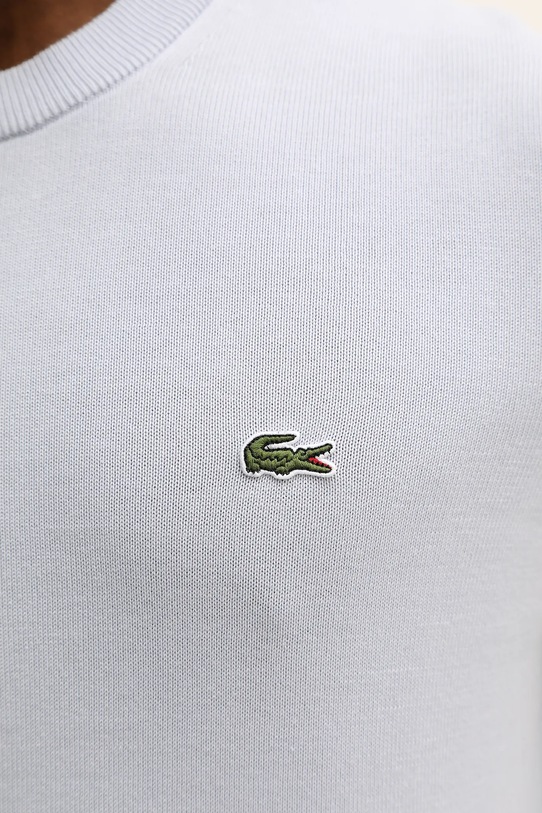 Lacoste sweter bawełniany AH1985 niebieski