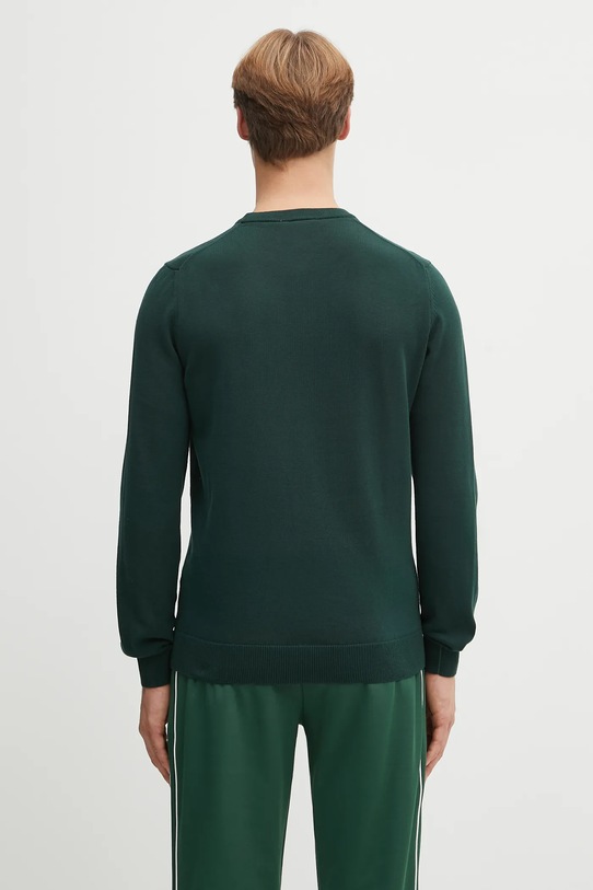 Odzież Lacoste sweter bawełniany AH1985 zielony