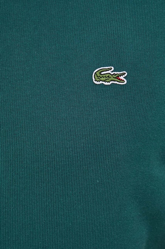 Lacoste pulover de bumbac AH1985 verde