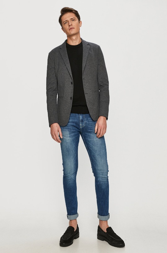 Lacoste pulover de bumbac AH1985 negru AW24