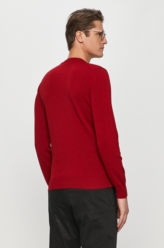 Odzież Lacoste sweter AH2183 czerwony