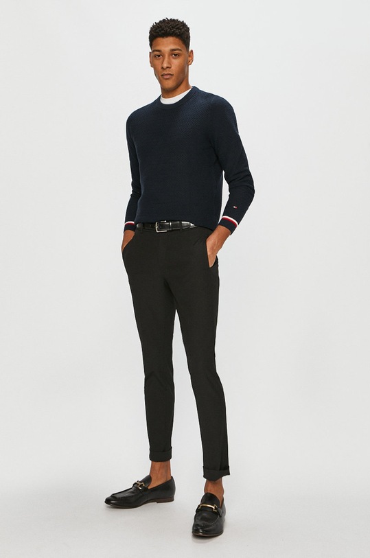 Tommy Hilfiger - Pulover MW0MW15450 bleumarin AW20