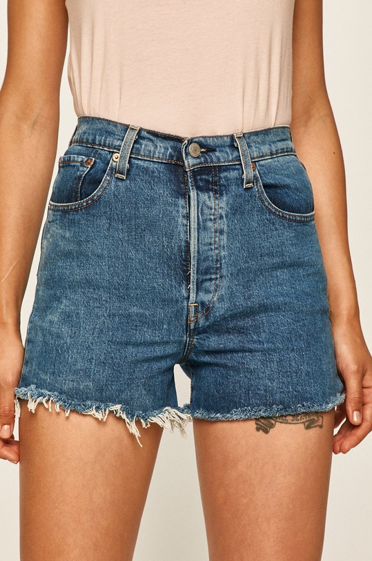 Levi's - Džínové šortky high modrá 77879.0030
