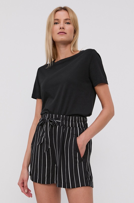 Tally Weijl - Шорты ткань чёрный SSHVIGUFI