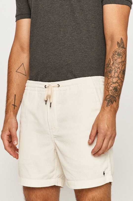 Polo Ralph Lauren - Šortky látka biela 710800214003