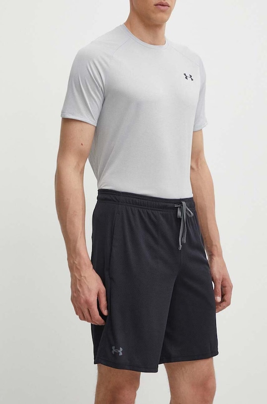 Under Armour - Σορτς πλεκτό ύφασμα μαύρο 1328705.001