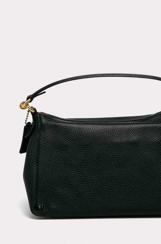 Coach - Kožená kabelka čierna 601