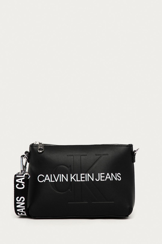 Calvin Klein Jeans - Kabelka imitácia kože čierna K60K607199