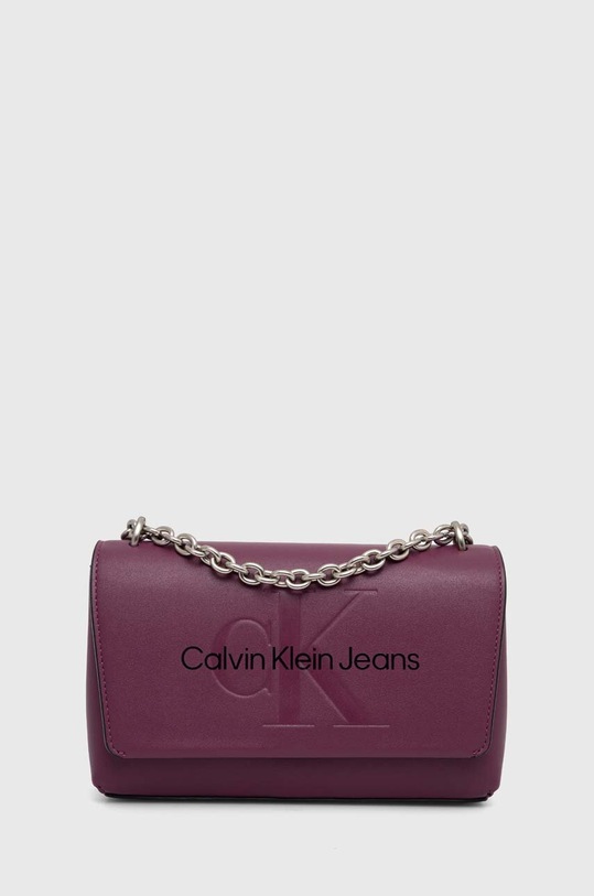 Kabelka Calvin Klein Jeans nevejde se A4 fialová K60K607198