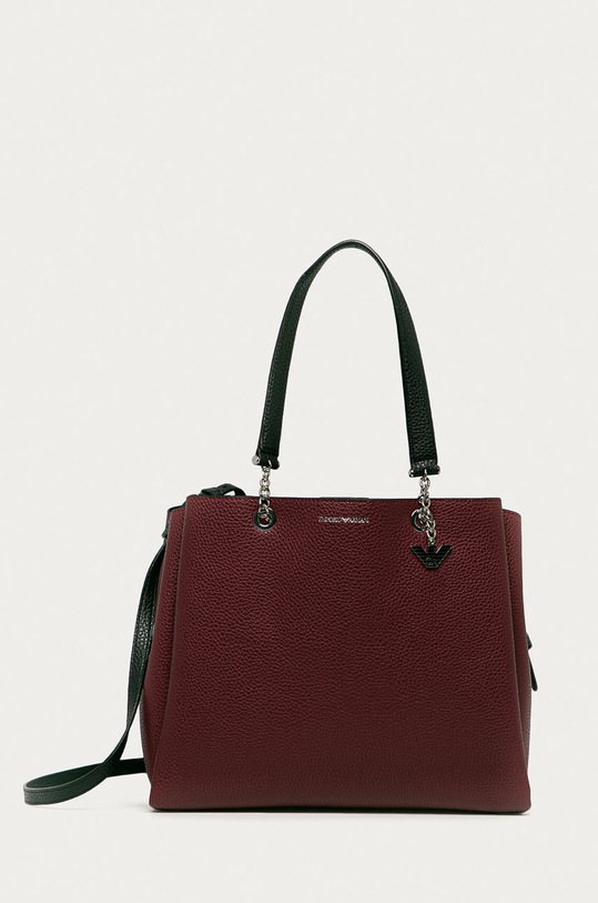 Emporio Armani poșetă uni burgundia Y3D158.YFN6E