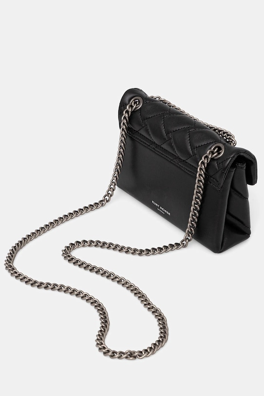 Doplnky Kurt Geiger London - Kožená kabelka 1470800109.00 čierna