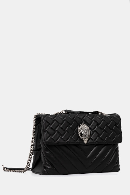 Kurt Geiger London - Kožená kabelka 1100500109.00 černá AW20