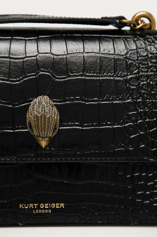 Kurt Geiger London - Kožená kabelka 2888500119.00 čierna AW20