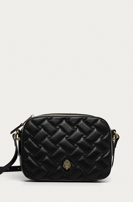Kurt Geiger London - Kožená kabelka usňová koža čierna 5294400109.00