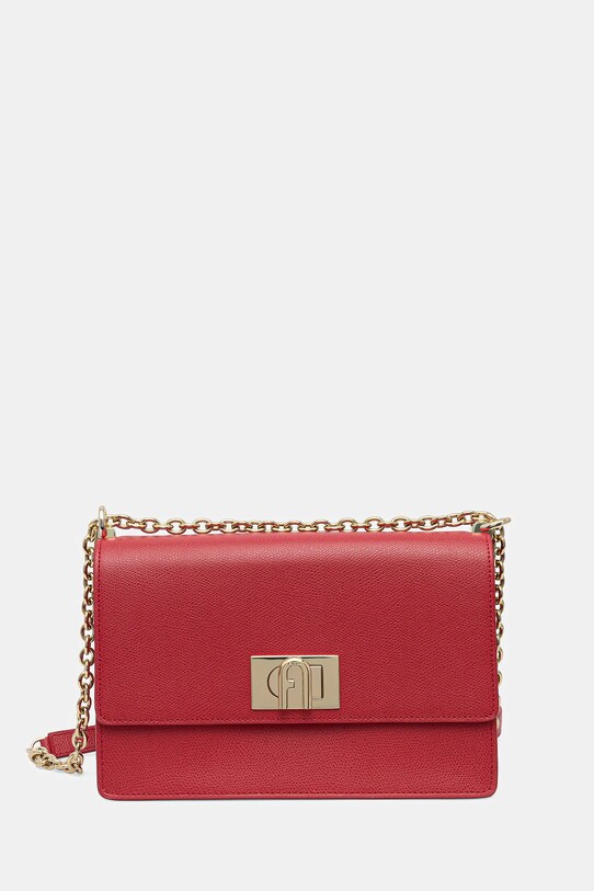 Furla torebka skórzana skóra licowa czerwony BAFIACO.ARE000.RUB00