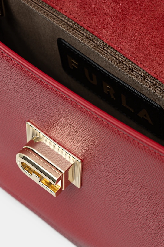 Furla kožená kabelka BAFIACO.ARE000.RUB00 červená