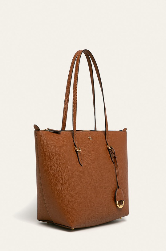 Lauren Ralph Lauren - Кожаная сумка 431747443012 коричневый AW20