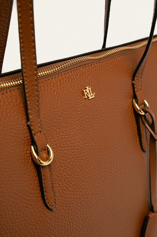 Lauren Ralph Lauren - Кожаная сумка 431747443012 коричневый