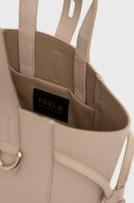Kožená kabelka Furla BASRFUA.HSF000.B4L00. ružová