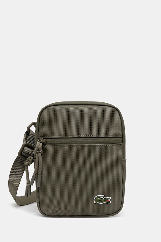 Malá taška Lacoste jednofarebný zelená NH3307LV