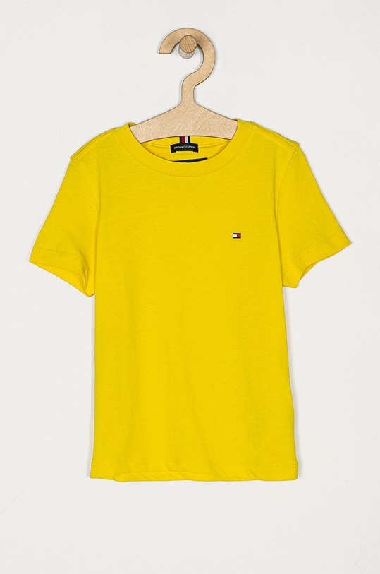 Tommy Hilfiger - Tricou copii 74-176 cm uni galben KB0KB06130