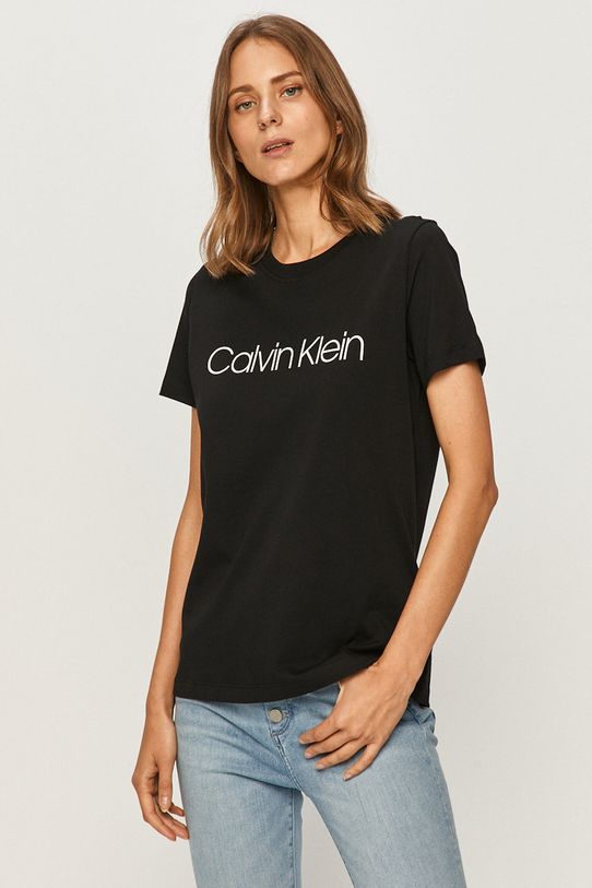 Calvin Klein - Majica print crna K20K202142
